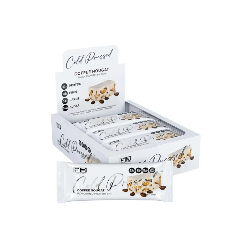 Coffee Nougat Protein Bar Box 60g