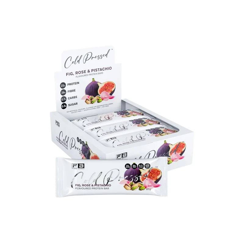 Fig, Rose & Pistachio Protein Bar Box 60g