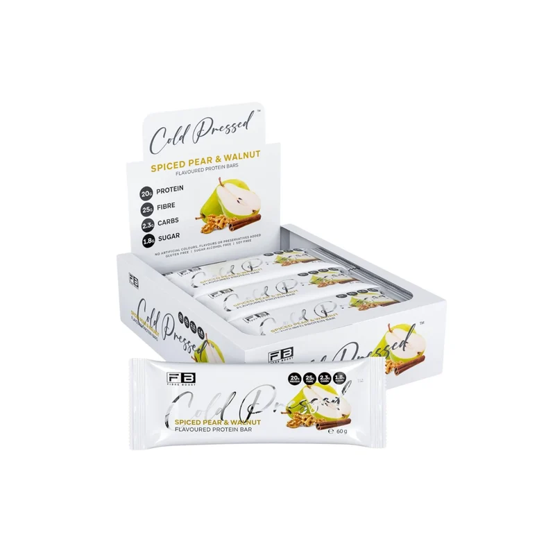 Spiced Pear & Walnut Protein Bar Box 60g