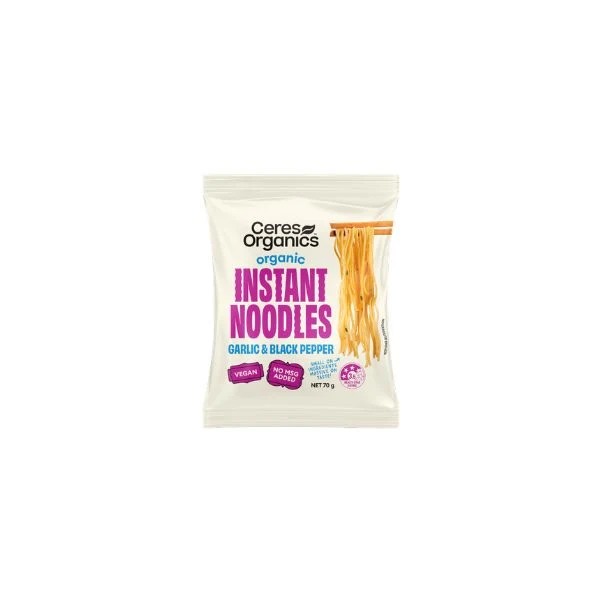 Instant Noodles Garlic & Black Pepper (due mid Sept) 70g