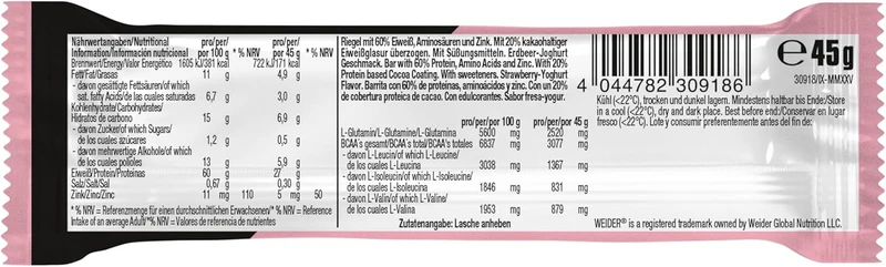 60% Protein Bar (24x45g)