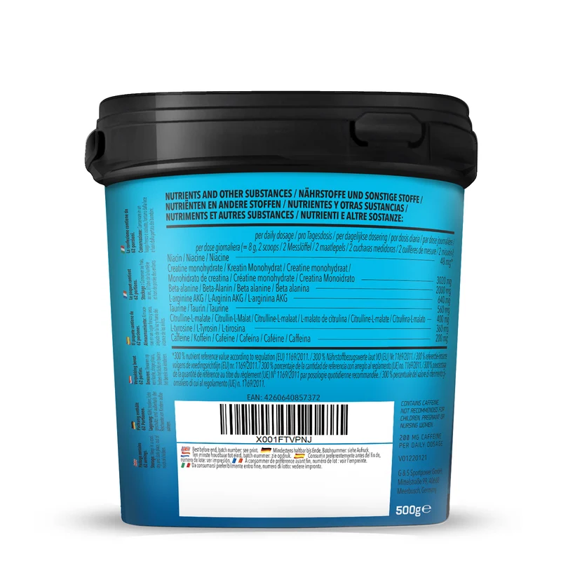 Concentrated Pre Workout (500g)