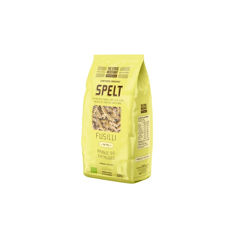 Organic Spelt Fusilli 500g