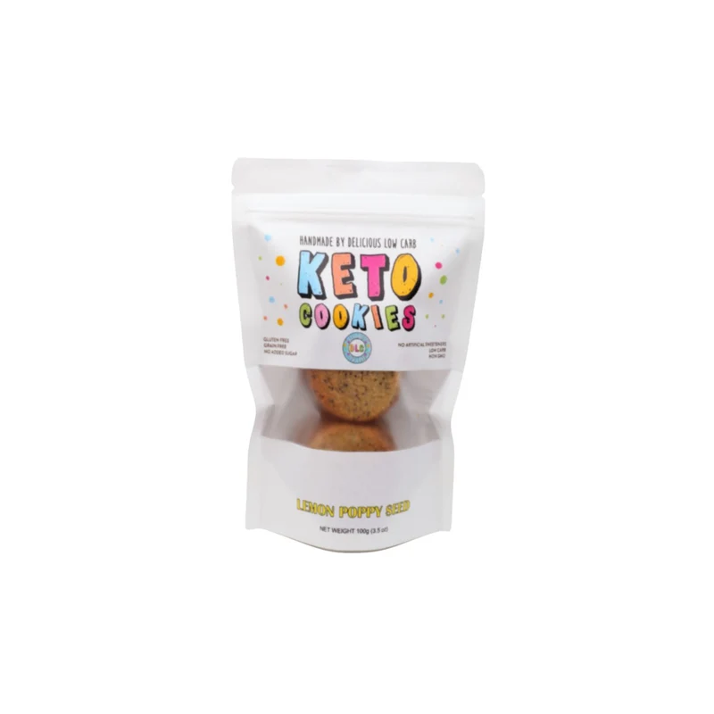 Keto Cookies Lemon Poppy Seed 100g