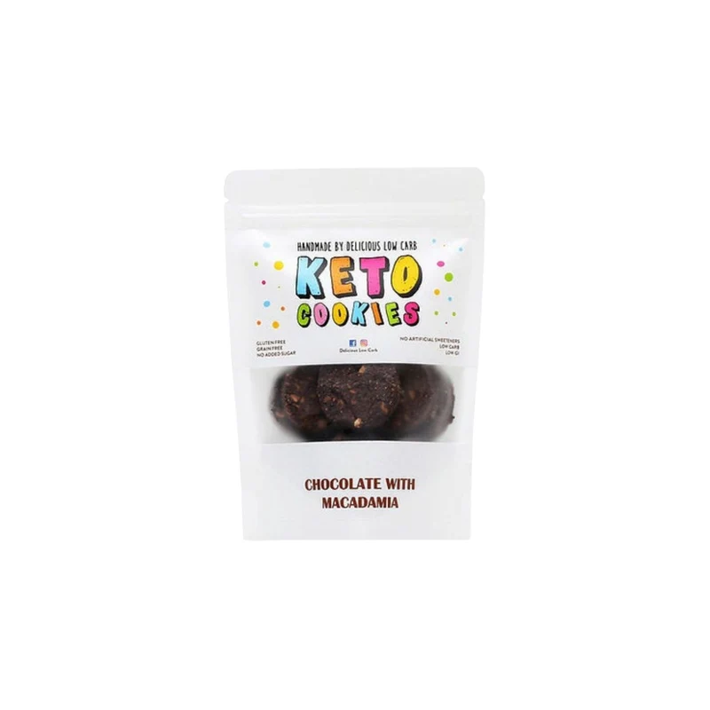 Keto Cookies Chocolate Macadamia 100g