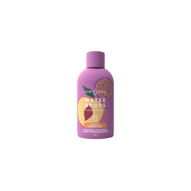 Water Drops Peach & Passionfruit 45ml