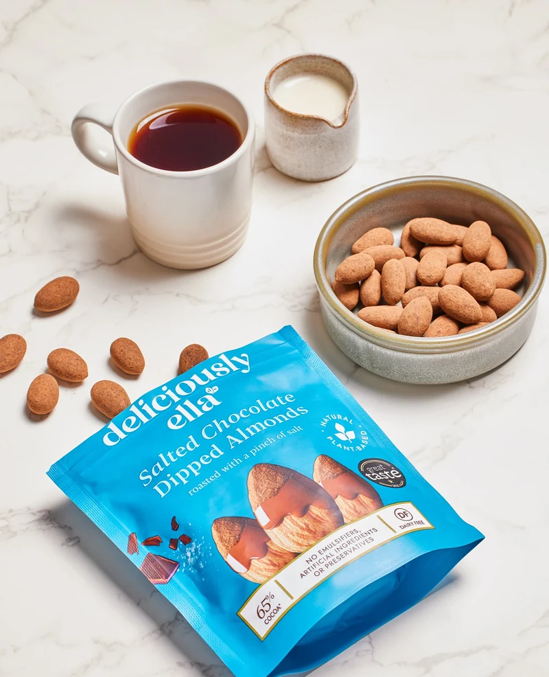 Salted Chocolate Dipped Almonds