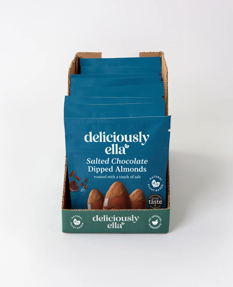 Salted Chocolate Dipped Almonds