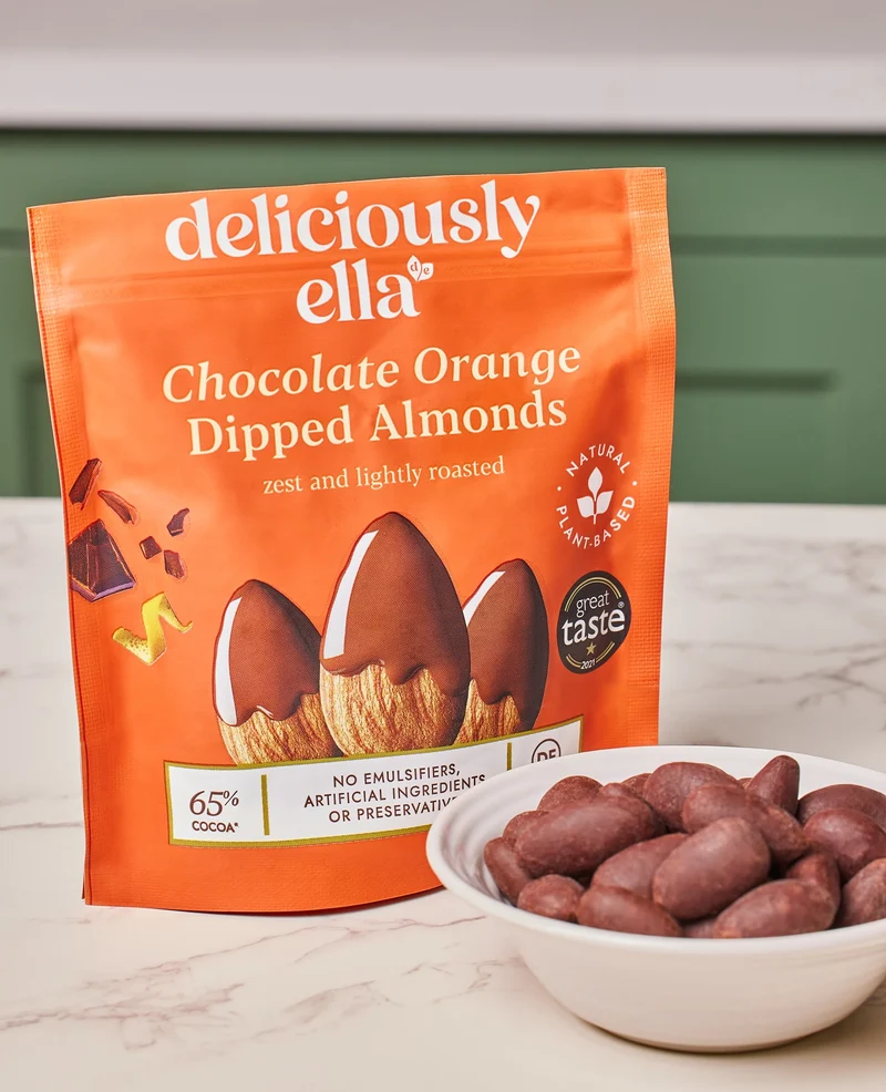 Chocolate Orange Dipped Almonds