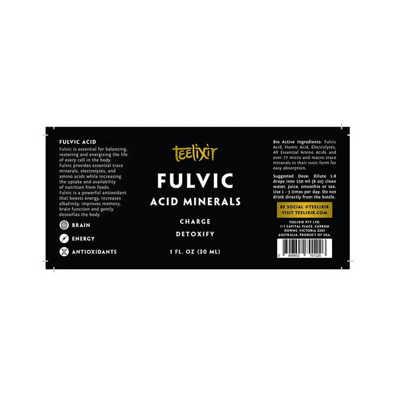 Fulvic Acid Minerals 30ml