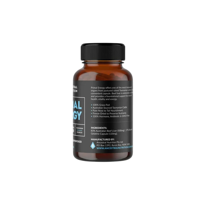 Primal Energy Beef Liver 120c