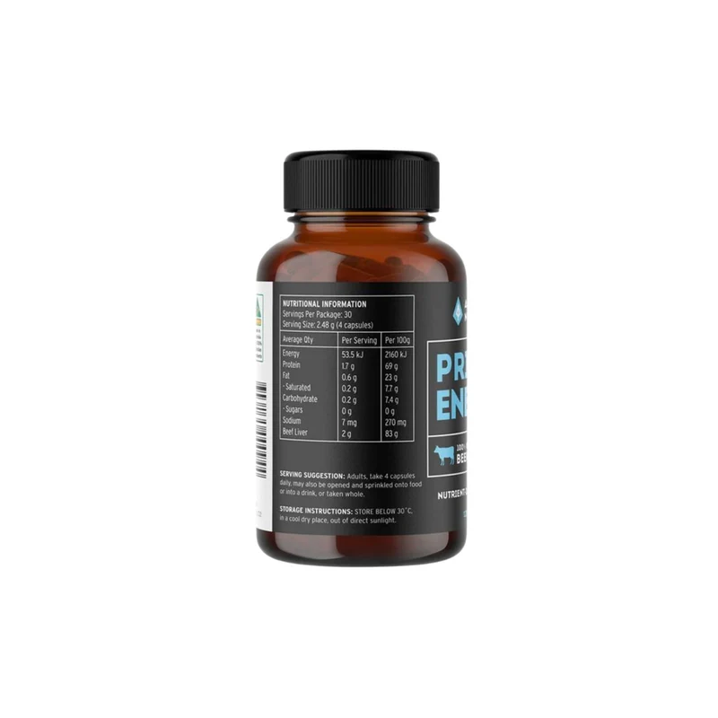 Primal Energy Beef Liver 120c