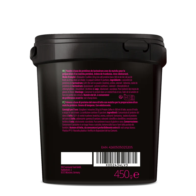 Protein Matcha Raspberry (450g)
