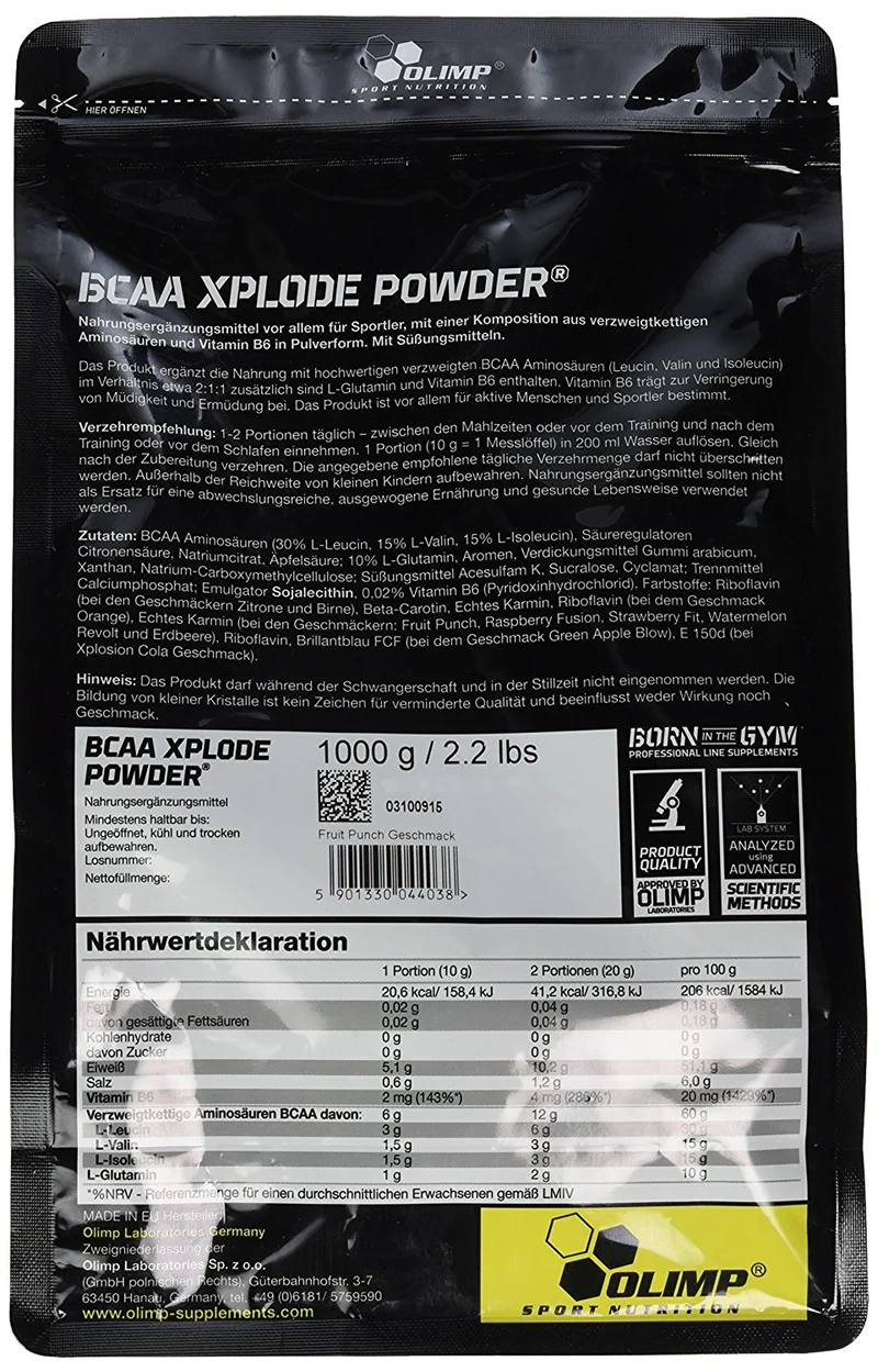 BCAA Xplode Powder (1000g)