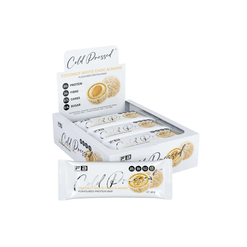 Coconut White Choc Almond Protein Bar Box 60g