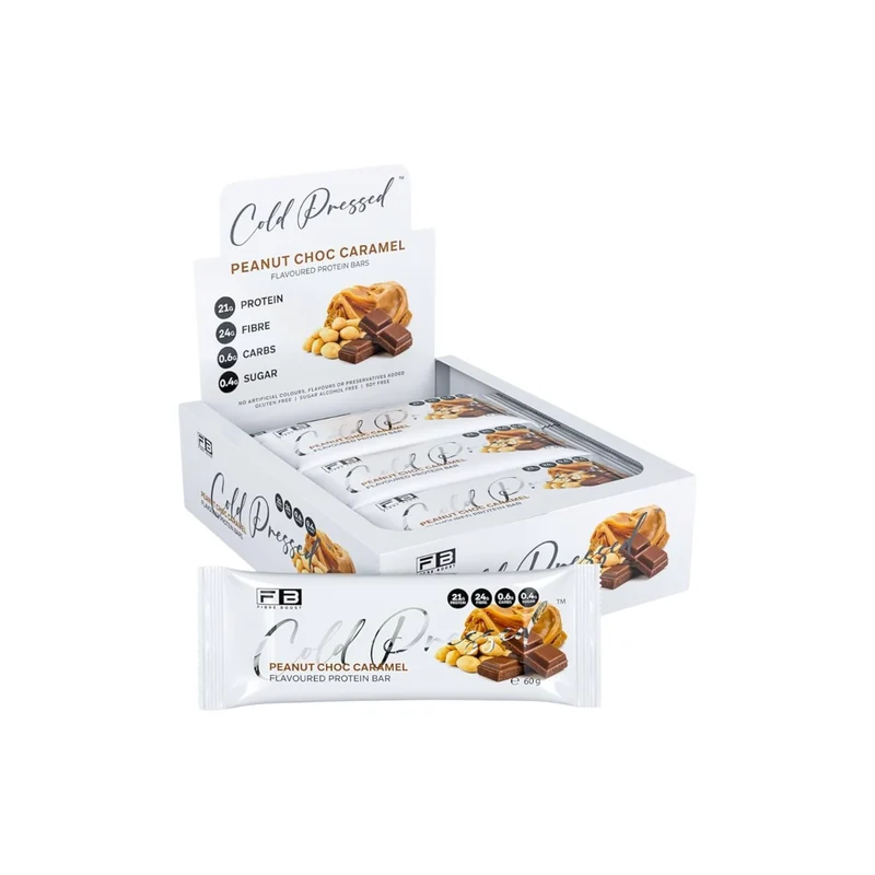 Peanut Choc Caramel Protein Bar Box 60g