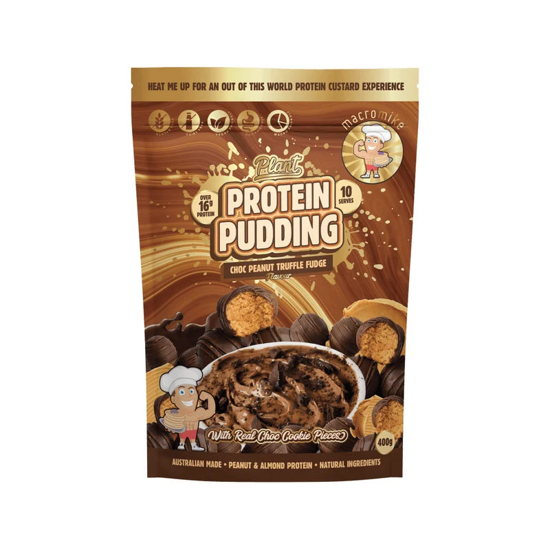 Plant Protein Pudding Choc Peanut Truffle Fudge 400g