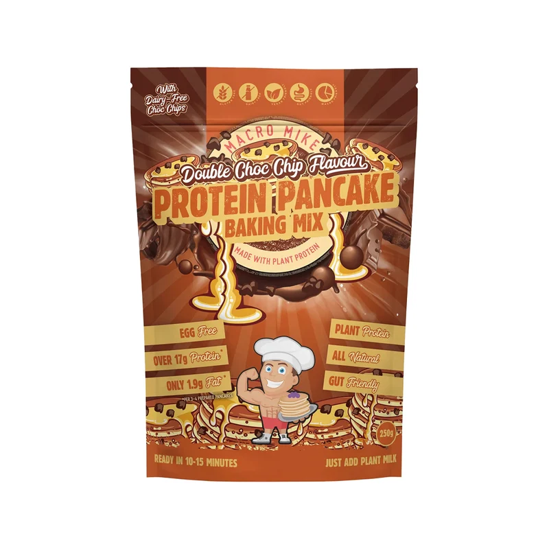 Double Choc Chip Protein Pancake Baking Mix 250g