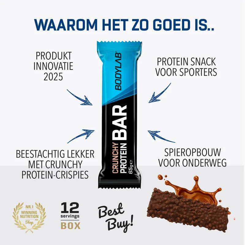 Crunchy Protein Bar Deluxe (12x65g)