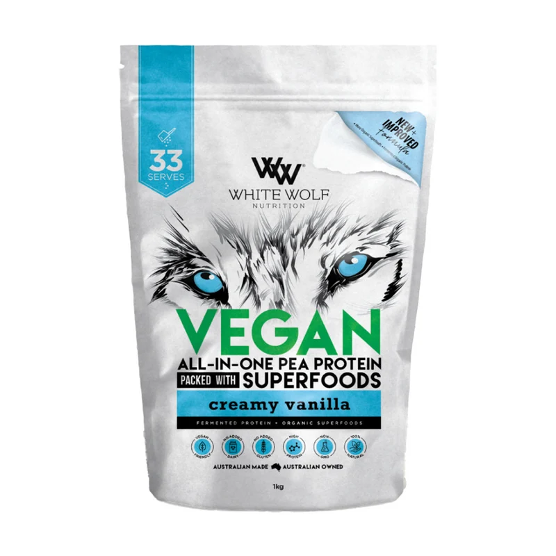 Vegan Pea Protein Creamy Vanilla 1kg