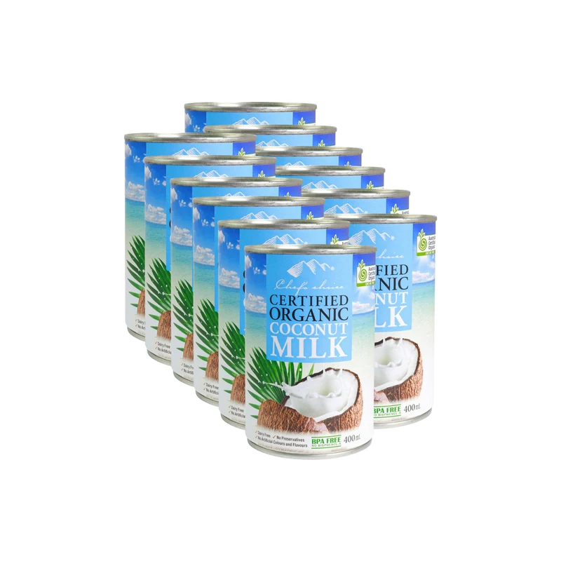 Organic Coconut Milk SLAB x12 400ml