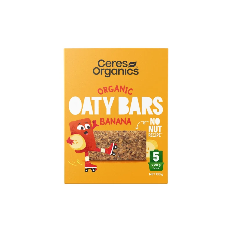Organic Oaty Bars Banana 5pk 100g