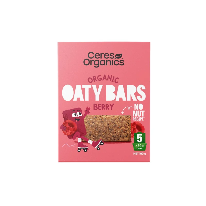 Organic Oaty Bars Berry 5pk 100g