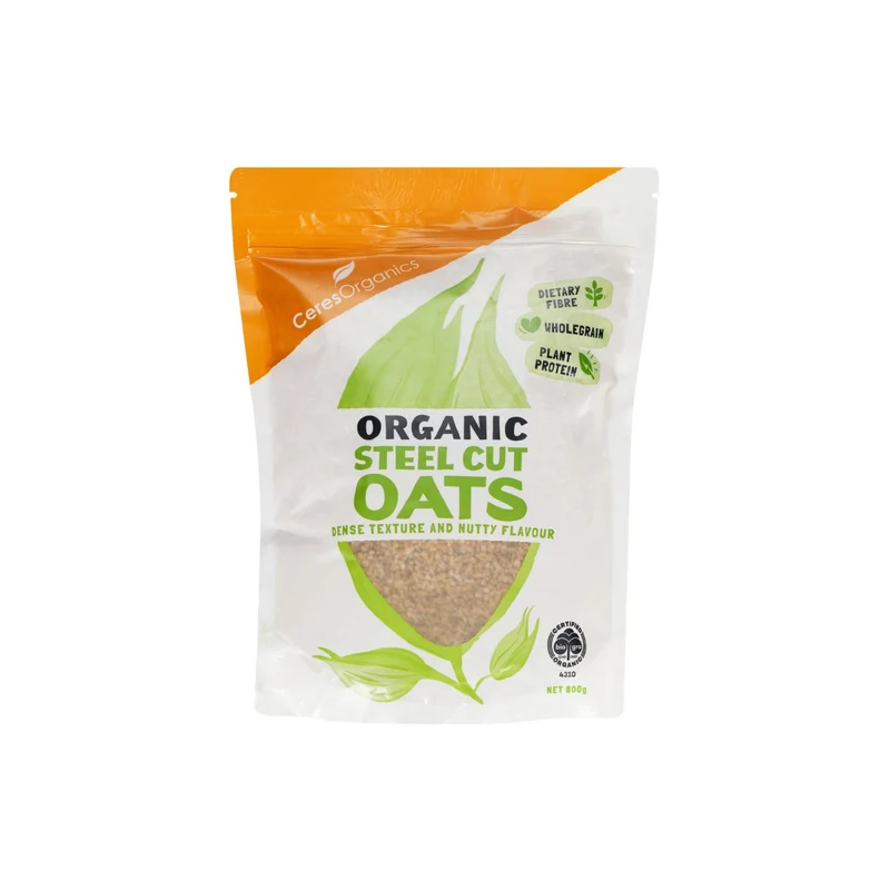 Organic Steel Cut Oats 800g
