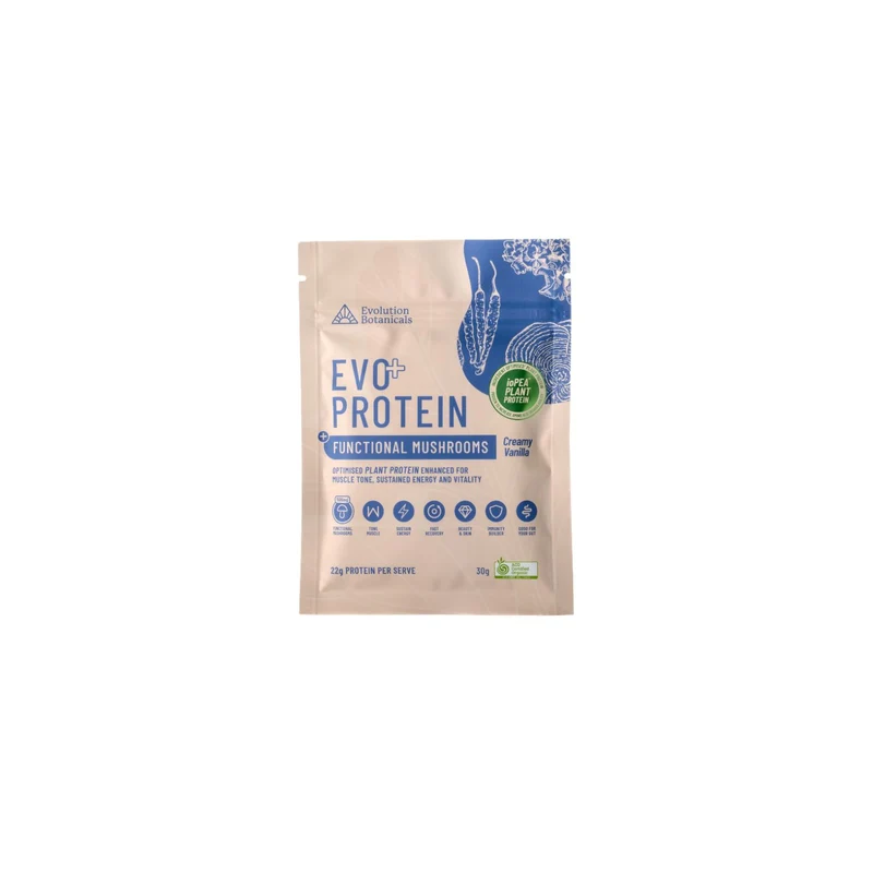 EVO+ Protein Mushrooms Creamy Vanilla 30g