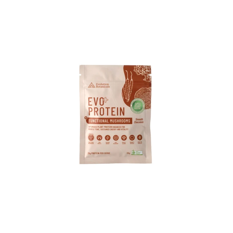 EVO+ Protein Mushrooms Smooth Chocolate 30g