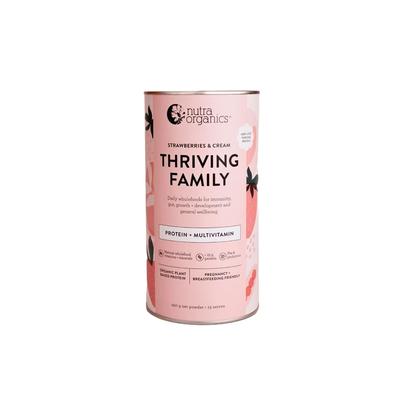 Thriving Family Strawberries & Cream 450g