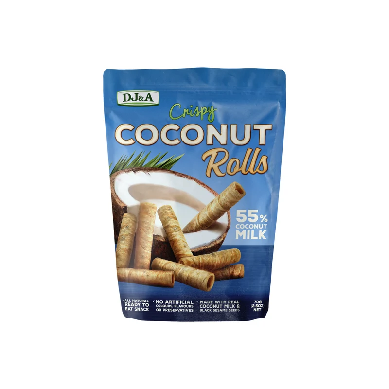 Crispy Coconut Rolls 70g
