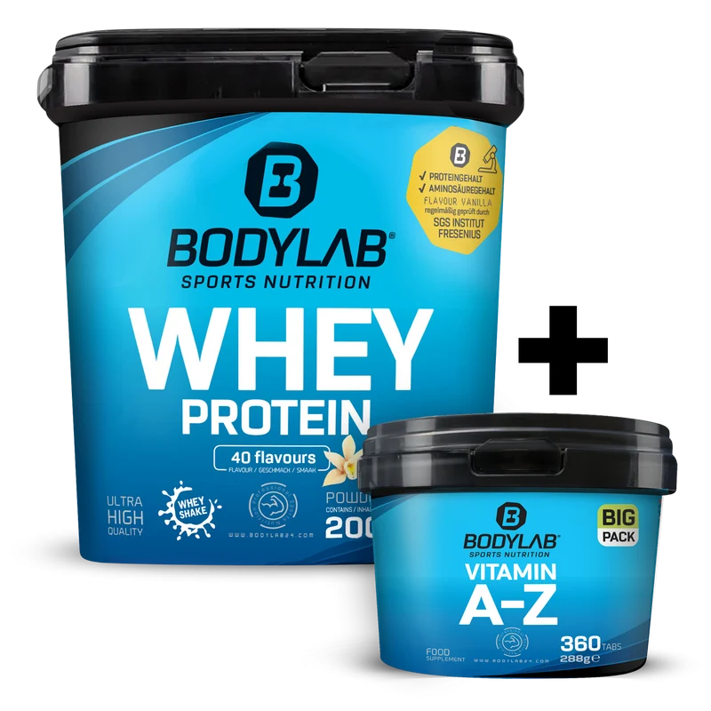 Whey + BIG PACK Vitamin A-Z (360 Tabletten)