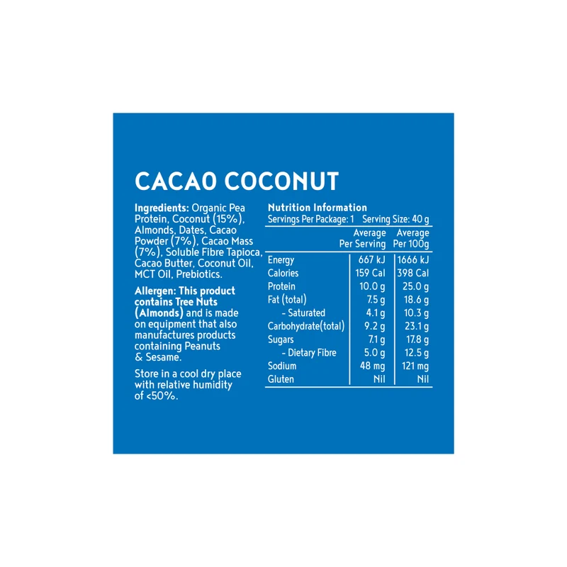 Cacao Coconut Protein Ball 40g