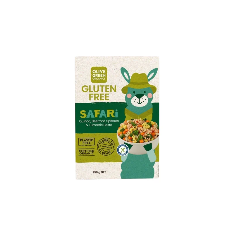 Safari Quinoa, Beetroot, Spinach & Beetroot Pasta 250g