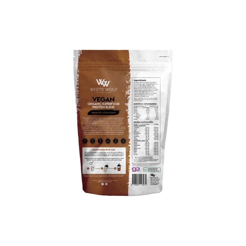 Vegan Pea Protein Smooth Chocolate 400g