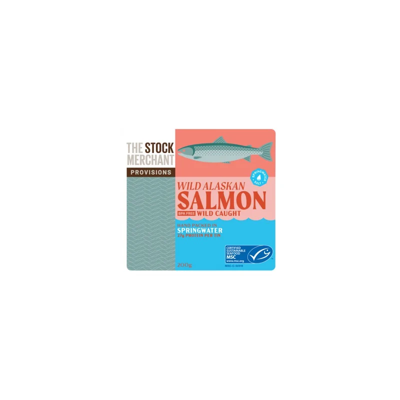 Wild Alaskan Salmon Springwater 200g