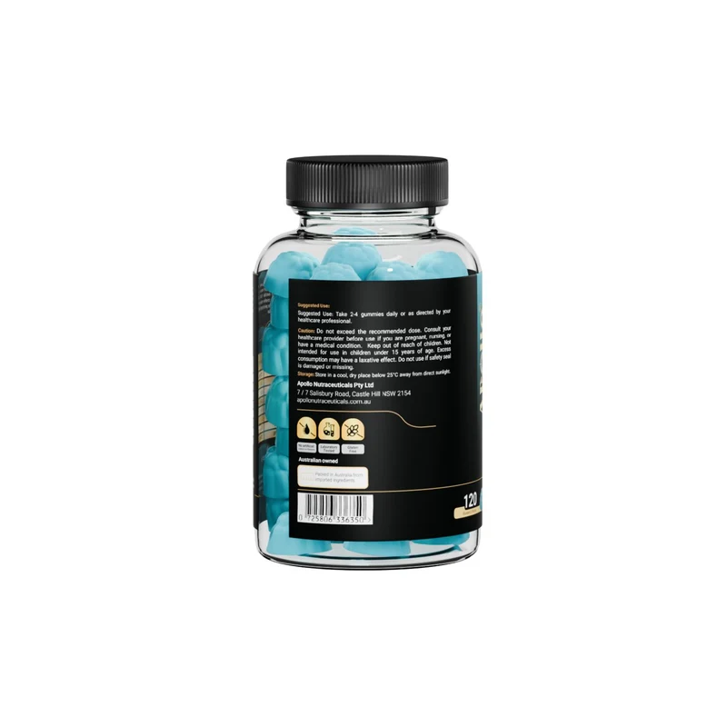 Creatine Monohydrate Gummies Blueberry 120c