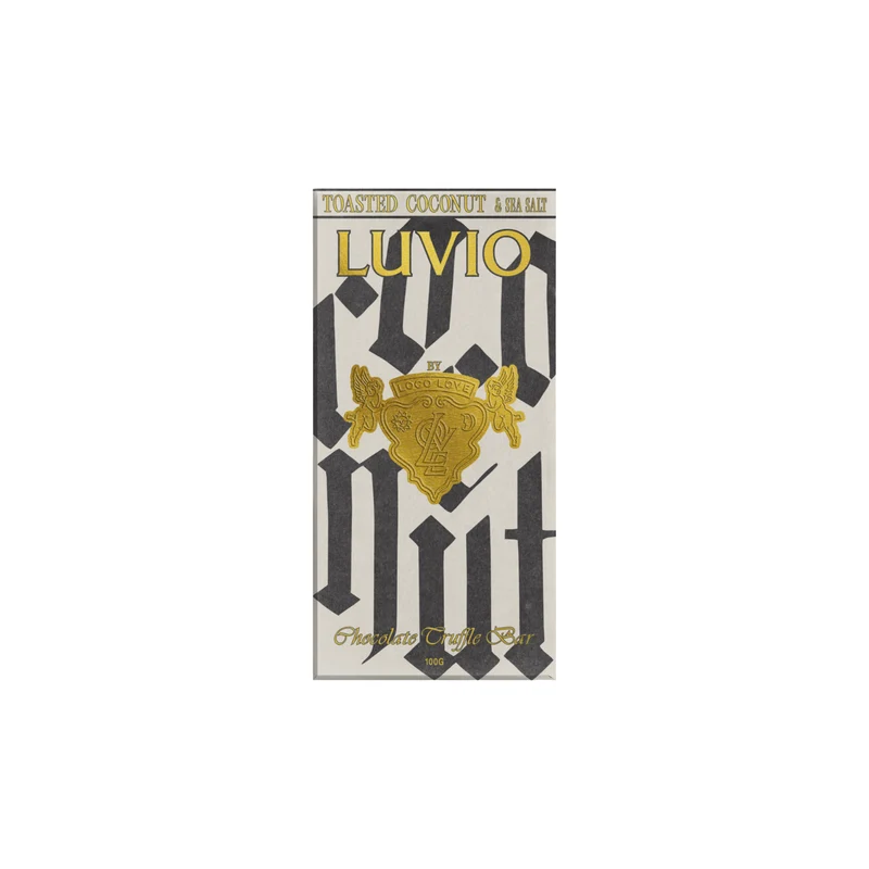 Toasted Coconut & Sea Salt Chocolate Truffle Bar 90g