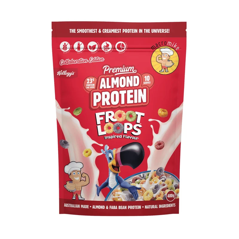 Almond Protein Fruit Loops Flavour 400g