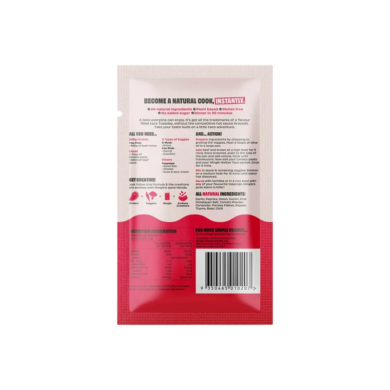 Everyone's Fave Mellow Taco Spice Blend 30g