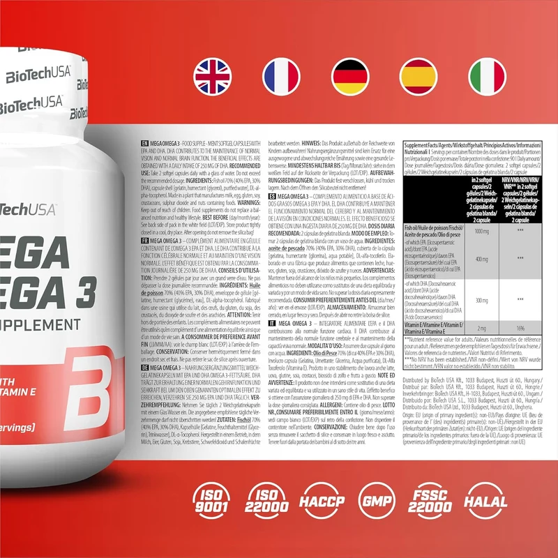 Mega Omega 3 (90 Kapseln)