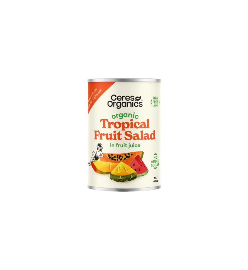 Organic Tropical Fruit Salad 400g