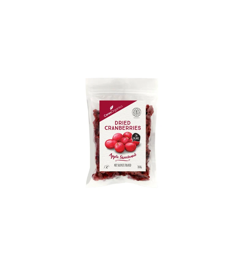Dried Cranberries Apple Sweetened 140g