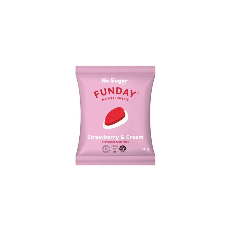Strawberry & Cream Gummies 50g