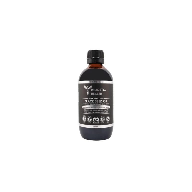 Pure Unfiltered Black Seed Oil 200ml