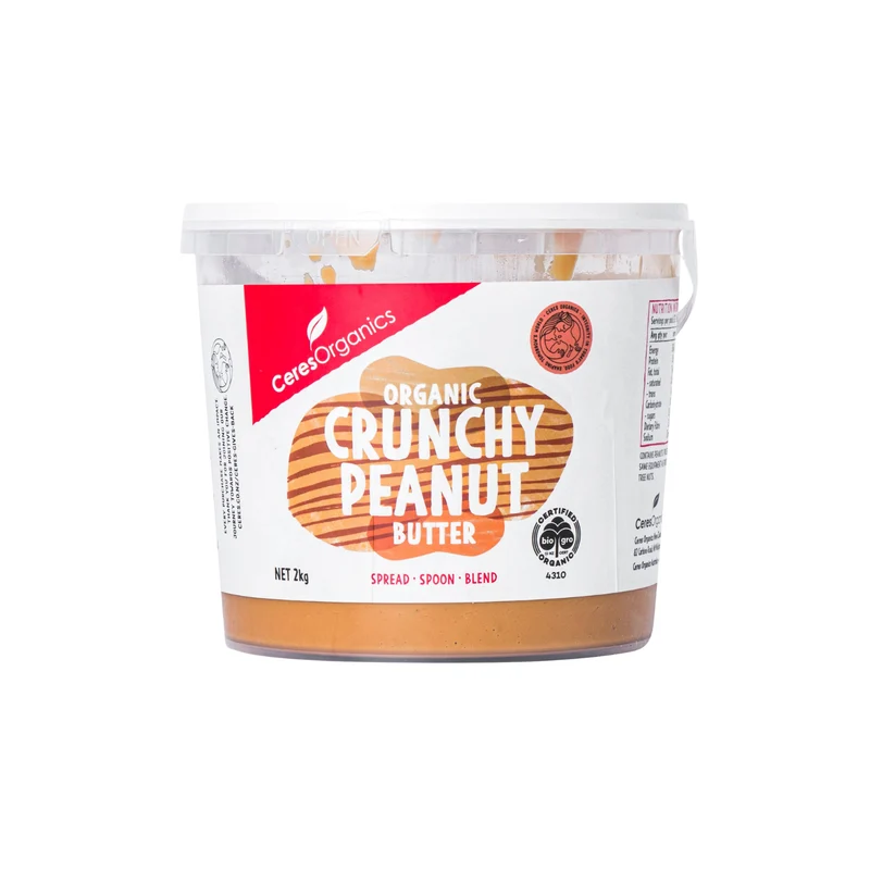 Organic Crunchy Peanut Butter 2kg
