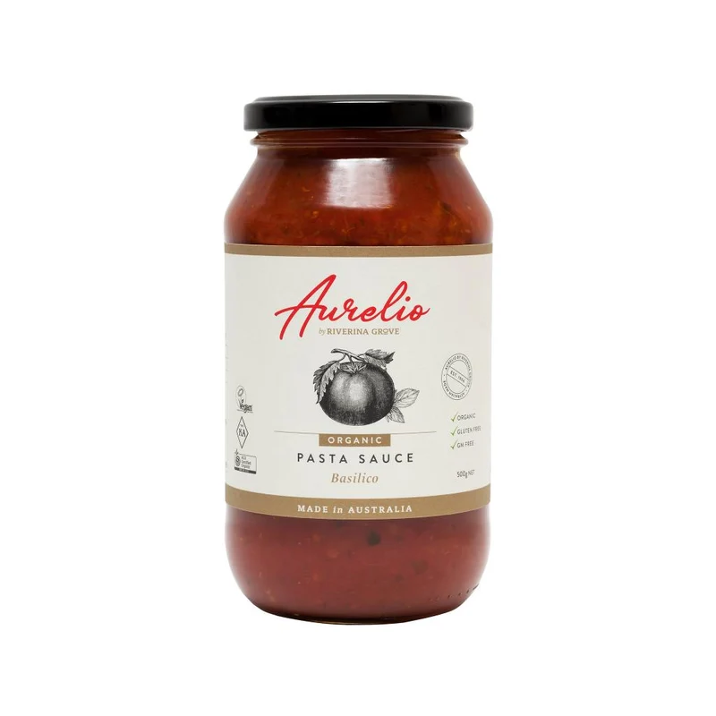 Organic Basilico Pasta Sauce 500g