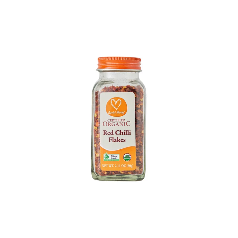 Organic Red Chilli Flakes 60g