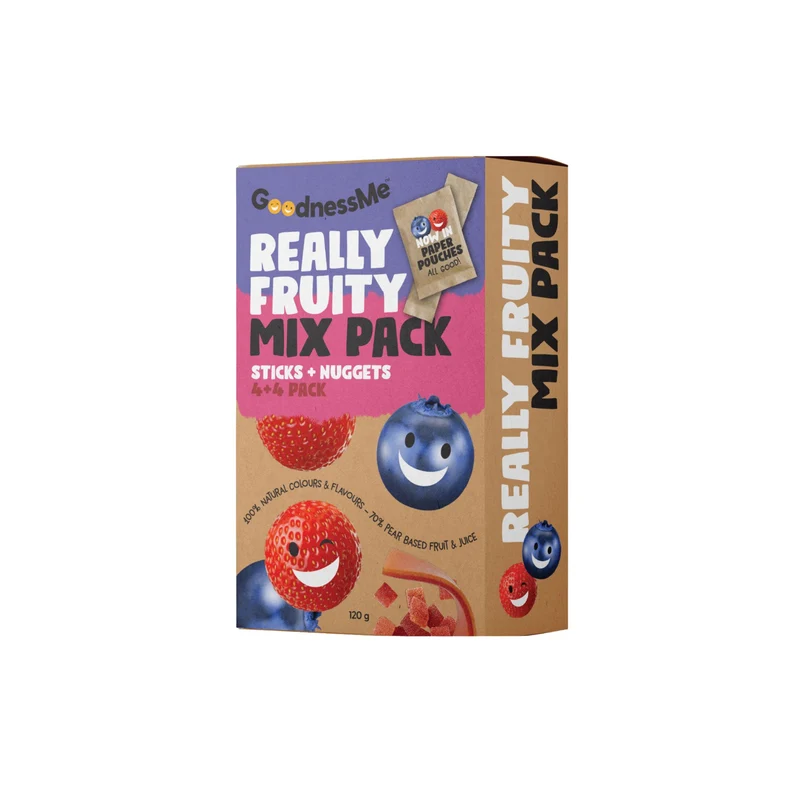 Really Fruity Mixed Pack Sticks & Nuggets 8pk 120g